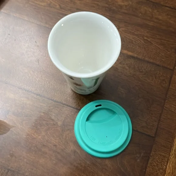 Lenox butterfly meadow traveler coffee or tea mug to go tumbler with lid J. - Picture 4 of 6